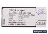 Nokia Lumia 820 Replacement Battery, 3.7V, 1650mAh, Li-ion 5