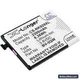 Microsoft Lumia 929 Replacement Battery, 3.8V, 2200mAh, Li-ion 1