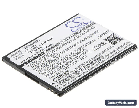 Microsoft Lumia 950 XL Replacement Battery, 3.9V, 2950mAh, Li-ion 1