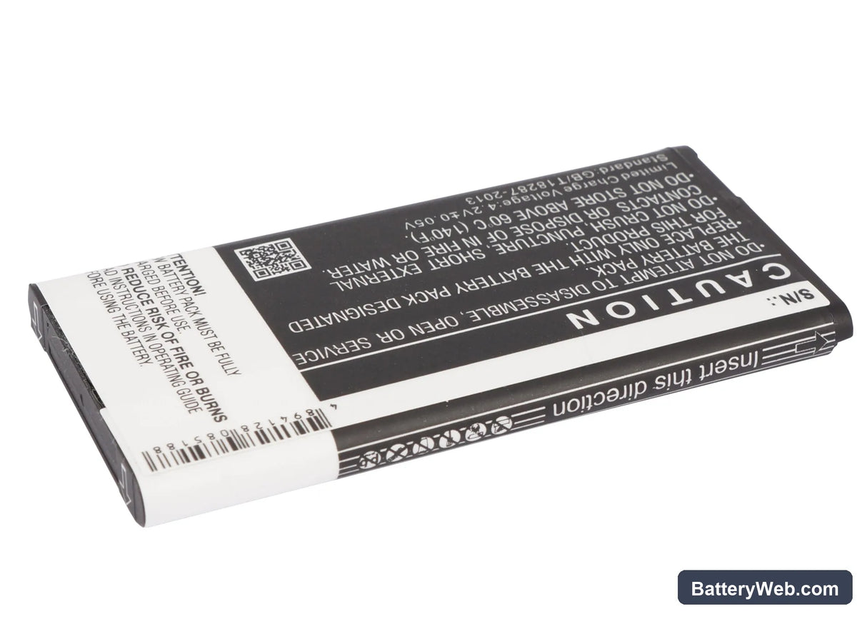 Nokia X Replacement Battery, 3.7V, 1500mAh, Li-ion 3