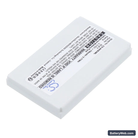 Fortuna Clip-On Bluetooth GPS Replacement Battery, 3.7V, 750mAh, Li-ion 2