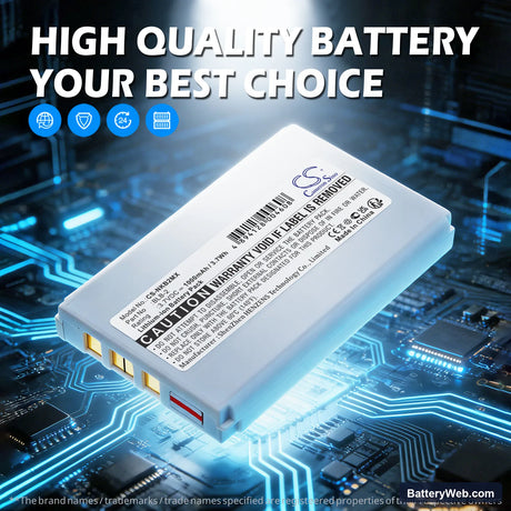 SVP DV-8300 Replacement Battery, 3.7V, 1000mAh, Li-ion 7