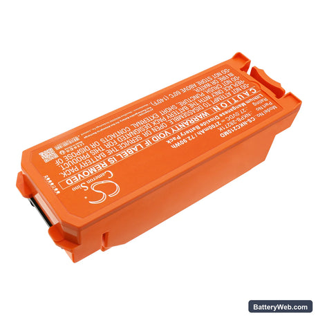 Nihon Kohden Cardiolife AED 2100 range Replacement Battery, 27V, 2700mAh, Li-MnO2 2