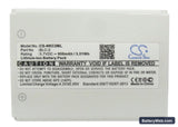 Nokia 1220 Replacement Battery, 3.7V, 950mAh, Li-ion 5