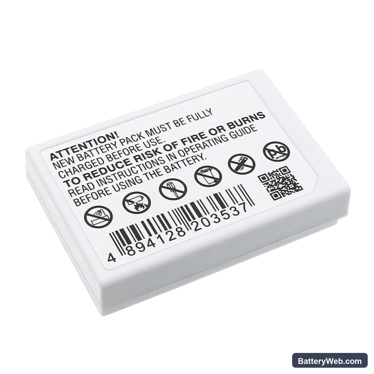 Nihon Kohden CardioAir ECG-2010 Replacement Battery, 3.7V, 2900mAh, Li-ion 4