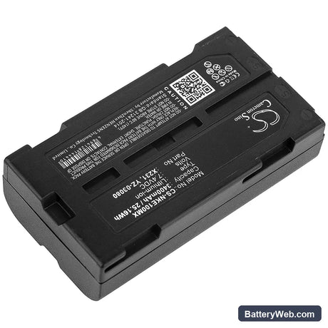 Nihon Kohden WEE-1000 Replacement Battery, 7.4V, 3400mAh, Li-ion 2