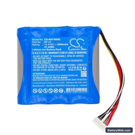 Nissin KF4 Replacement Battery, 14.4V, 2600mAh, Li-ion 3