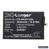 Nokia G11 Plus 2022 Replacement Battery, 3.85V, 4850mAh, Li-Polymer 3