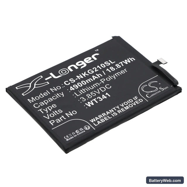 Nokia G21 Replacement Battery, 3.85V, 4900mAh, Li-Polymer 1