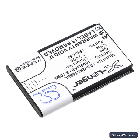 Nokia 105 2023 Replacement Battery, 3.7V, 1000mAh, Li-ion 2