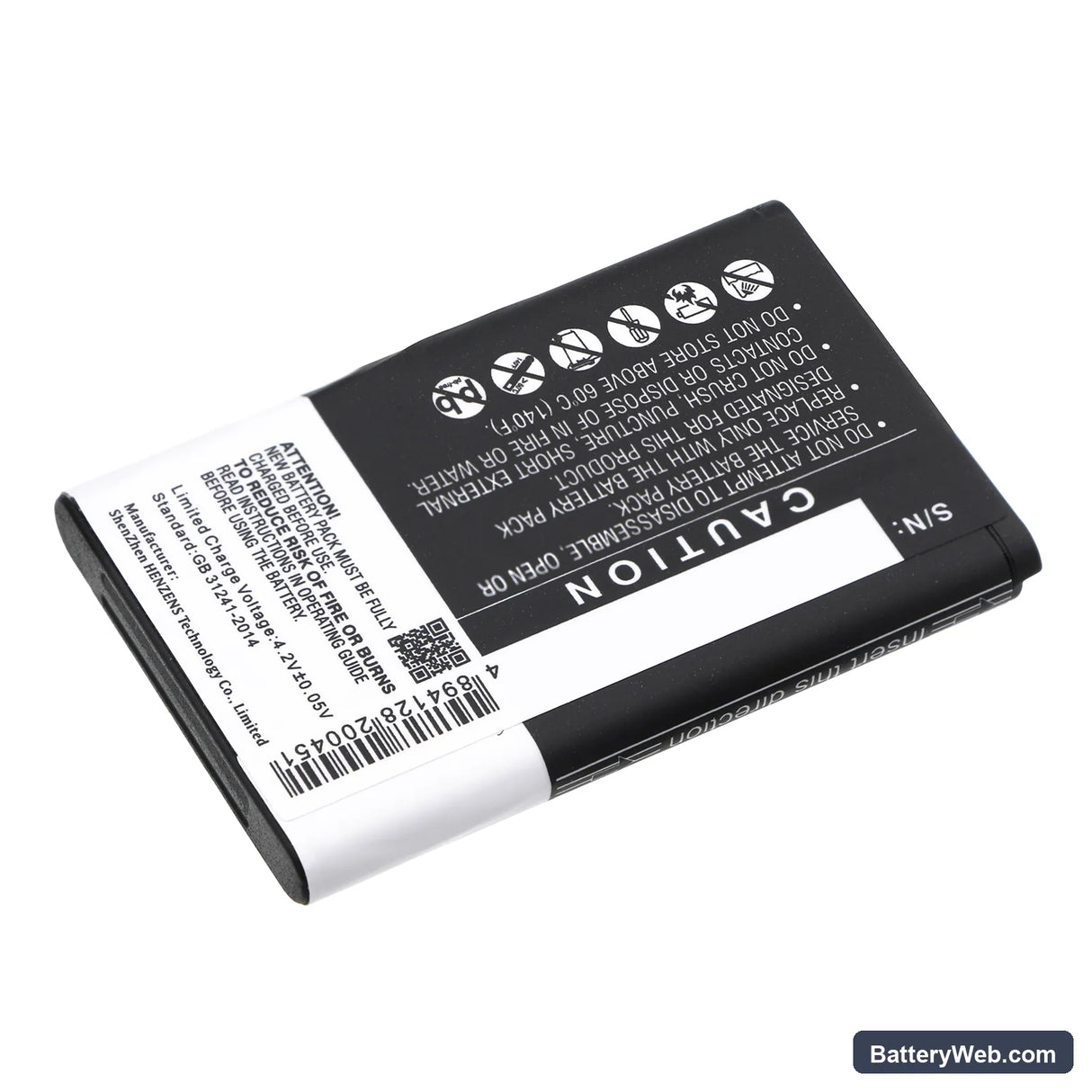 Nokia 105 2023 Replacement Battery, 3.7V, 1000mAh, Li-ion 3