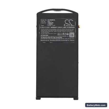 Nokia 3210 Replacement Battery, 2.4V, 1200mAh, Ni-MH 5