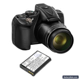 NiKon Coolpix P600 Replacement Battery, 3.8V, 1400mAh, Li-ion 5