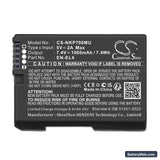 NiKon Coolpix P7000 Replacement Battery, 7.4V, 1000mAh, Li-ion 6