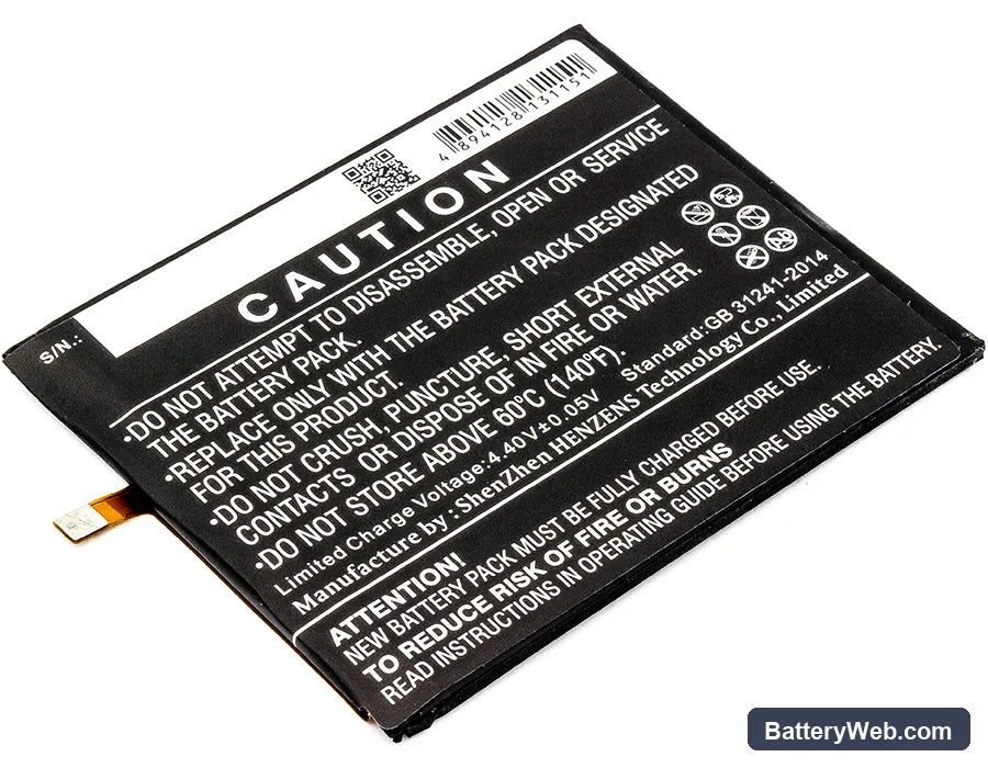 Nokia 6 Replacement Battery, 3.85V, 3000mAh, Li-Polymer 3