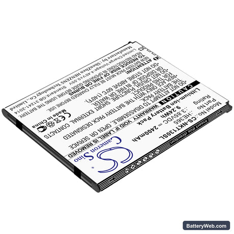 Nokia Nokia 1 Plus Replacement Battery, 3.85V, 2400mAh, Li-ion 2