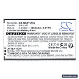 Nokia 220 4G Replacement Battery, 3.8V, 1450mAh, Li-ion 5