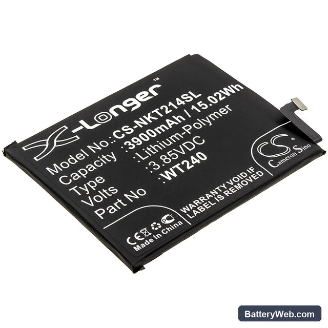 Nokia 2.3 Replacement Battery, 3.85V, 3900mAh, Li-Polymer 1