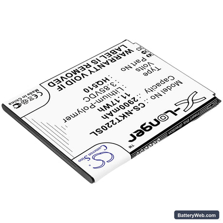 Nokia 2.2 Replacement Battery, 3.85V, 2900mAh, Li-Polymer 2