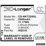 Nokia 2.2 Replacement Battery, 3.85V, 2900mAh, Li-Polymer 3