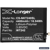 Nokia Nokia 2.4 Replacement Battery, 3.85V, 4400mAh, Li-Polymer 3