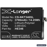 Nokia 7 Plus Replacement Battery, 3.85V, 3700mAh, Li-Polymer 3