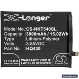 Nokia Nokia 5.4 Replacement Battery, 3.85V, 3900mAh, Li-Polymer 3