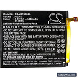 Nokia Nokia 6 2nd Replacement Battery, 3.85V, 3000mAh, Li-Polymer 3