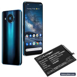 Nokia 8.3 2020 5G Replacement Battery, 3.85V, 4400mAh, Li-Polymer 5