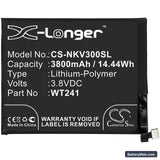 Nokia 3 V Replacement Battery, 3.8V, 3800mAh, Li-Polymer 3