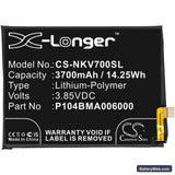 Nokia TA-1322 Replacement Battery, 3.85V, 3700mAh, Li-Polymer 3