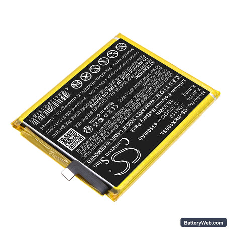Nokia CX10 Replacement Battery, 3.87V, 4350mAh, Li-Polymer 2