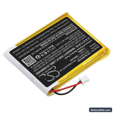 Nolan N-COM B902 L (2023) Replacement Battery, 3.7V, 800mAh, Li-Polymer 2