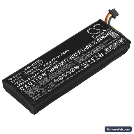 Nest Doorbell Replacement Battery, 3.65V, 6000mAh, Li-Polymer 1