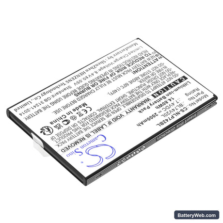 Newland N900 Replacement Battery, 7.4V, 2000mAh, Li-ion 2