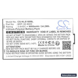 Newland SD100 Orion II MD Replacement Battery, 3.8V, 9000mAh, Li-Polymer 3