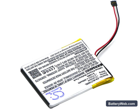 Nest Learning Thermostat 1st Generation Replacement Battery, 3.7V, 200mAh, Li-Polymer 1