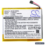 Nest Learning Thermostat 2nd Generation Replacement Battery, 3.7V, 380mAh, Li-Polymer 3