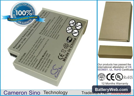Packard Bell iGo 3000 Replacement Battery, 14.8V, 4400mAh, Li-ion 1