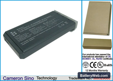 NEC Lavie PC-LL7509D Replacement Battery, 14.8V, 4400mAh, Li-Polymer 1