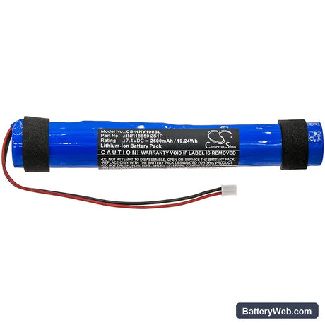 Nyne Vibe Replacement Battery, 7.4V, 2600mAh, Li-ion 3