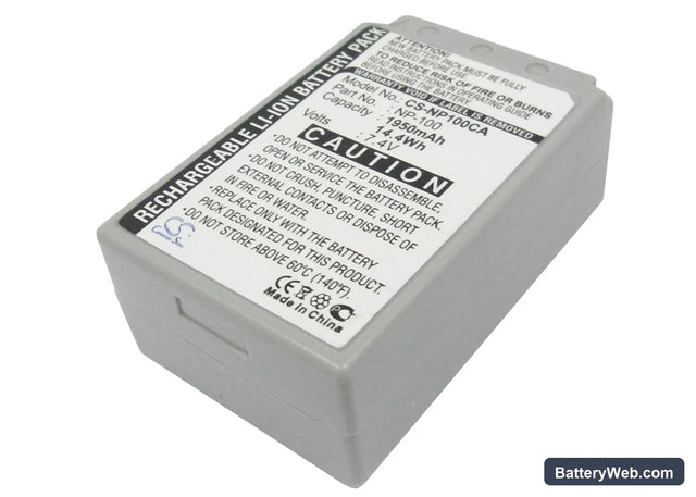 Casio Exilim Pro EX-F1 Replacement Battery, 7.4V, 1950mAh, Li-ion 1