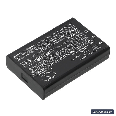 Aiptek DXG-595V Replacement Battery, 3.7V, 1800mAh, Li-ion 2