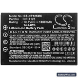 Fujifilm Medium Format GFX Replacement Battery, 10.8V, 1300mAh, Li-ion 3
