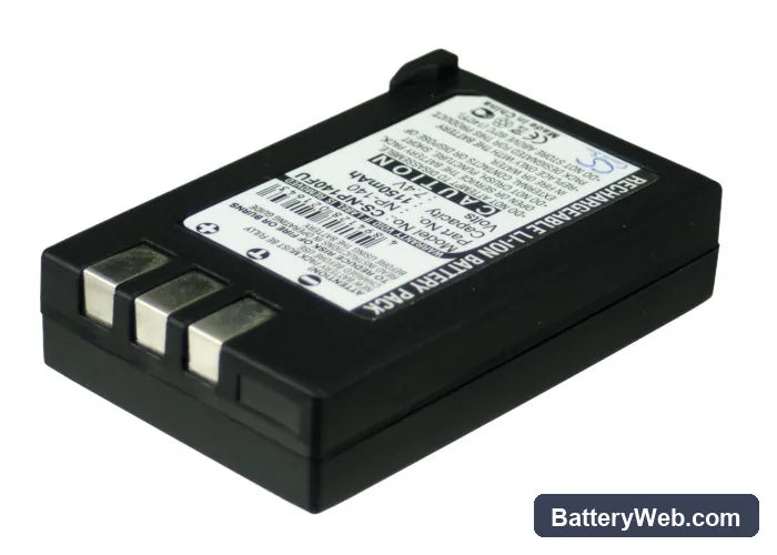 Fujifilm FinePix S100FS Replacement Battery, 7.4V, 1150mAh, Li-ion 2