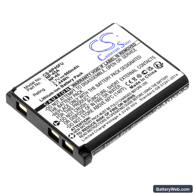 Avision MiWand 2 Replacement Battery, 3.7V, 660mAh, Li-ion 1