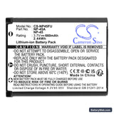 Avision MiWand 2 Replacement Battery, 3.7V, 660mAh, Li-ion 3