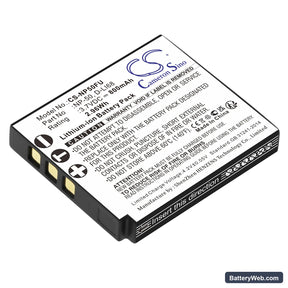 Ricoh WG-M2 Replacement Battery, 3.7V, 800mAh, Li-ion 1