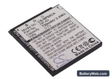 Casio Exilim Zoom EX-Z19 Replacement Battery, 3.7V, 720mAh, Li-ion 1