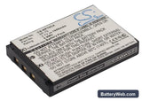 Casio Exilim Zoom EX-Z250BE Replacement Battery, 3.7V, 1050mAh, Li-ion 1